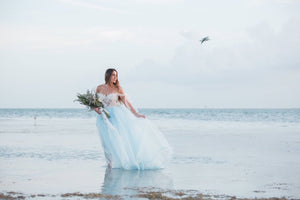 Sarah Blue Bridal Dress